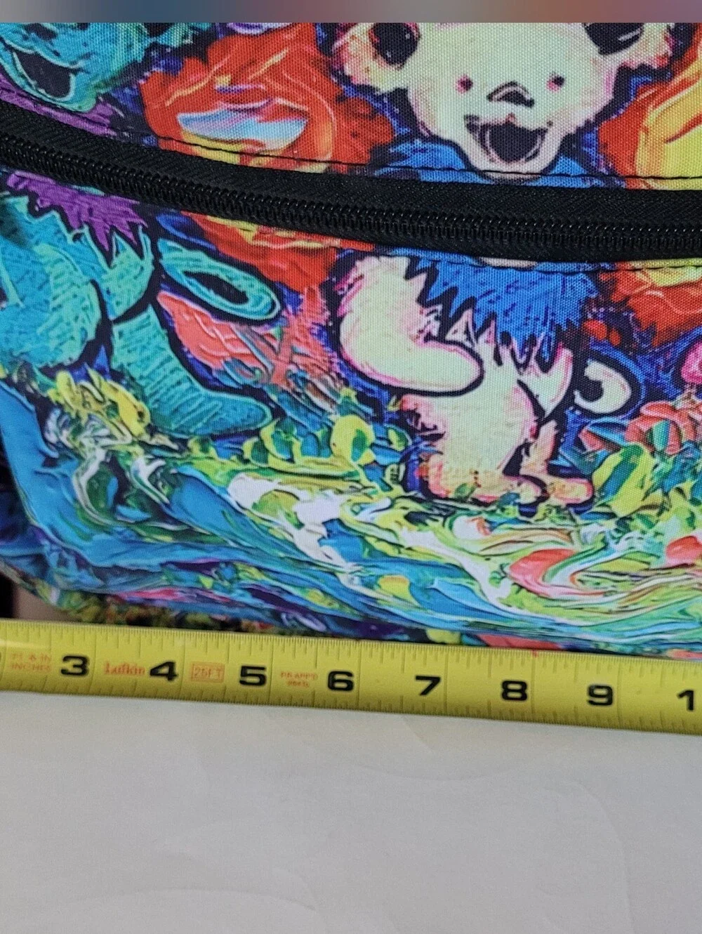 Van Gogh Grateful Dead Dancing Bears Print Backpack - Unbranded